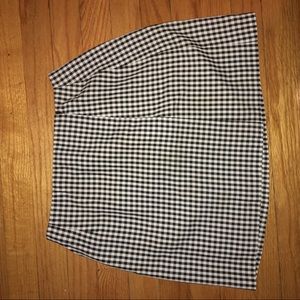 Black and white skirt